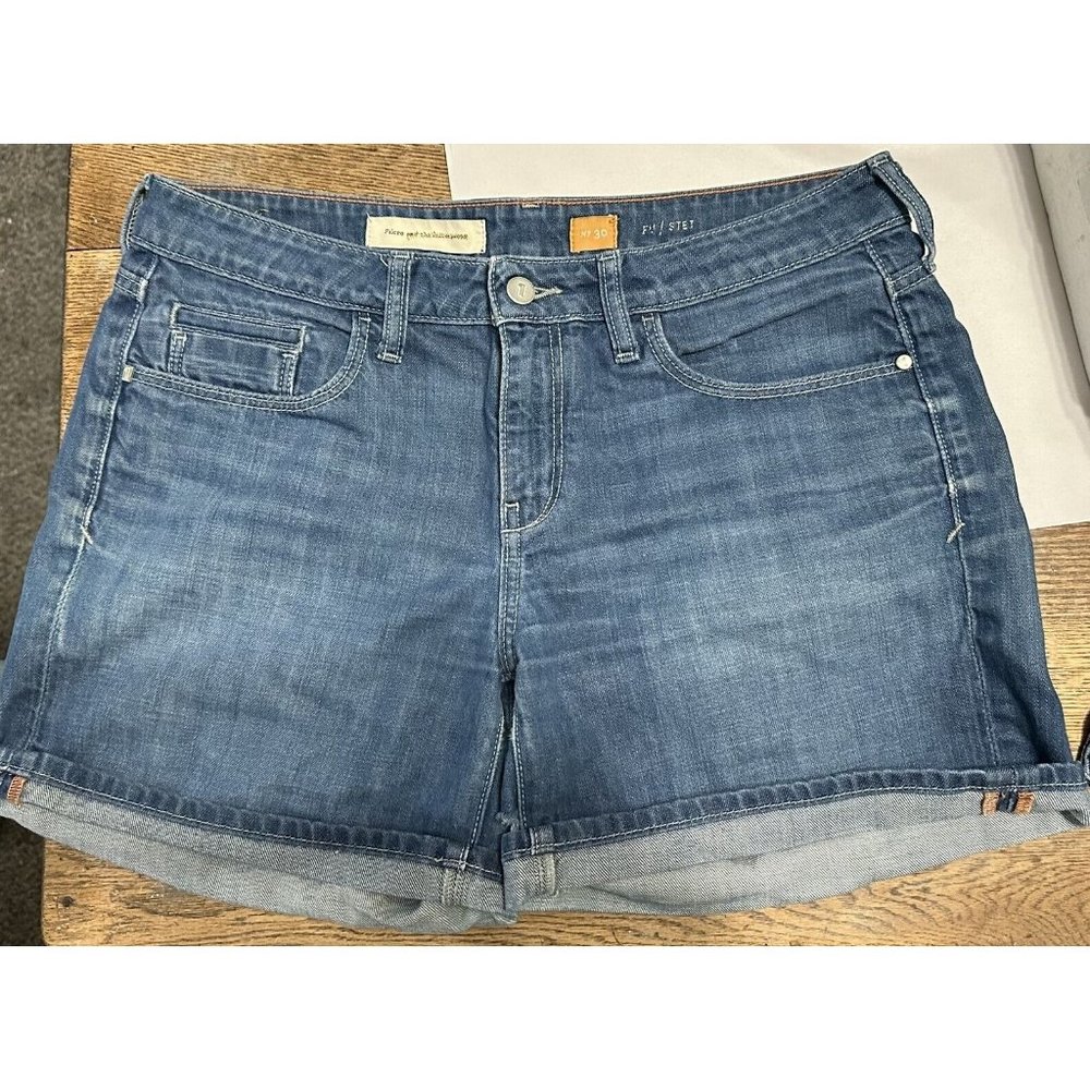 Pilcro Anthropologie Stet Denim Roll-ups Shorts Size 30 Womens